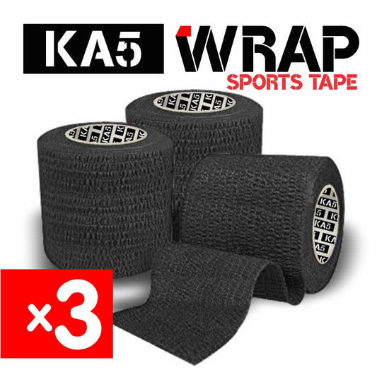 KA5 Wrap - Sports Tape 3 PACK Soccer Football Bandage Strapping
