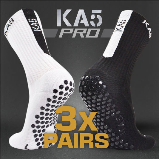 3 Pairs - KA5 PRO V2 Grip Socks