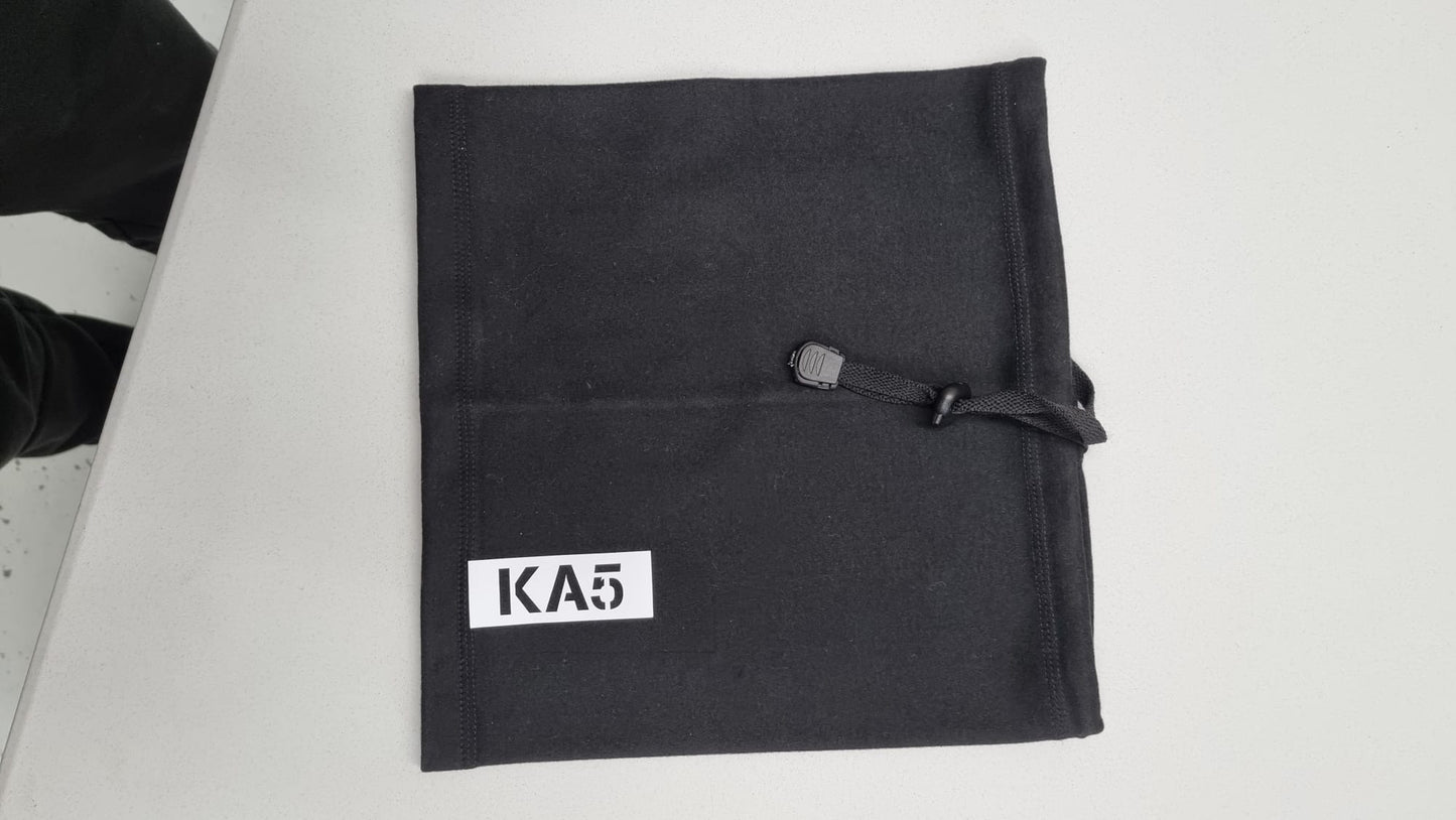 KA5 Black Multipurpose Snood Neck Warmer