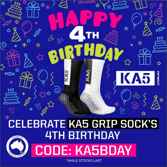 KA5 Traction + Performance Socks Small + Large
